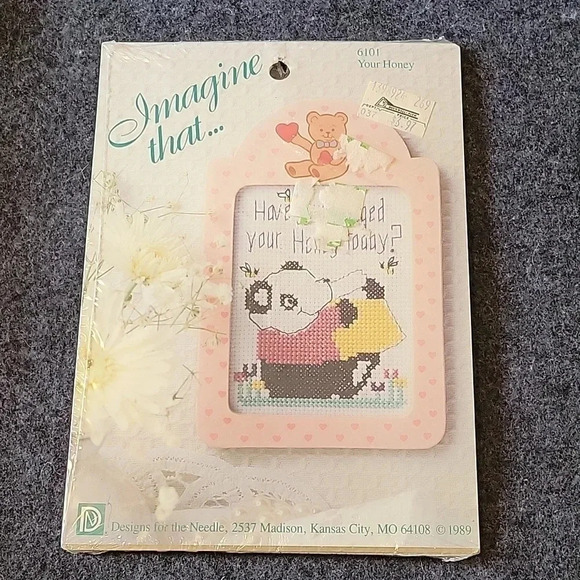 🌴5 for $25🌴 Imagine That Cross Stitch 6101 Your Honey - Picture 1 of 7